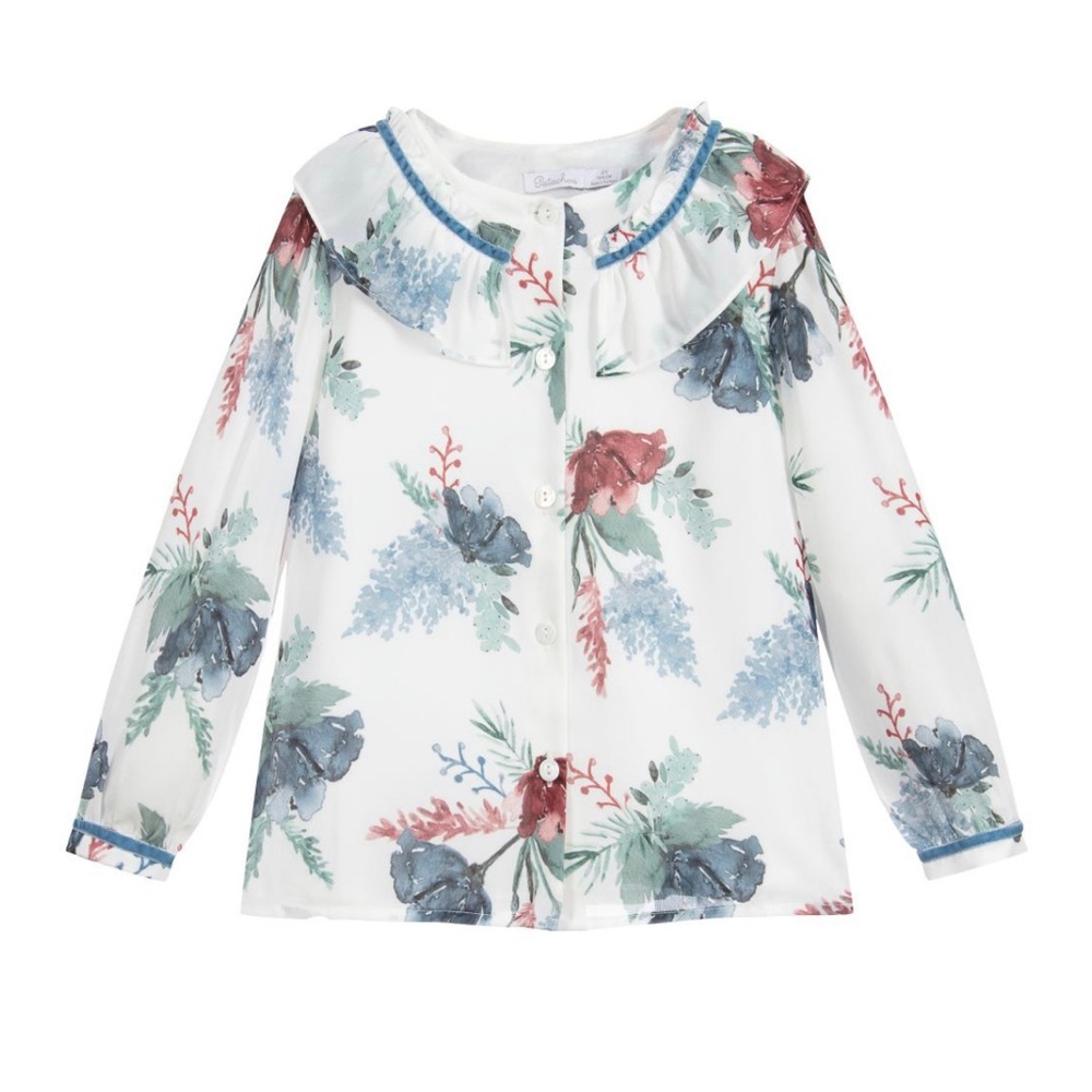 NWT Spanish phi toddler girl clothing blouse 3t